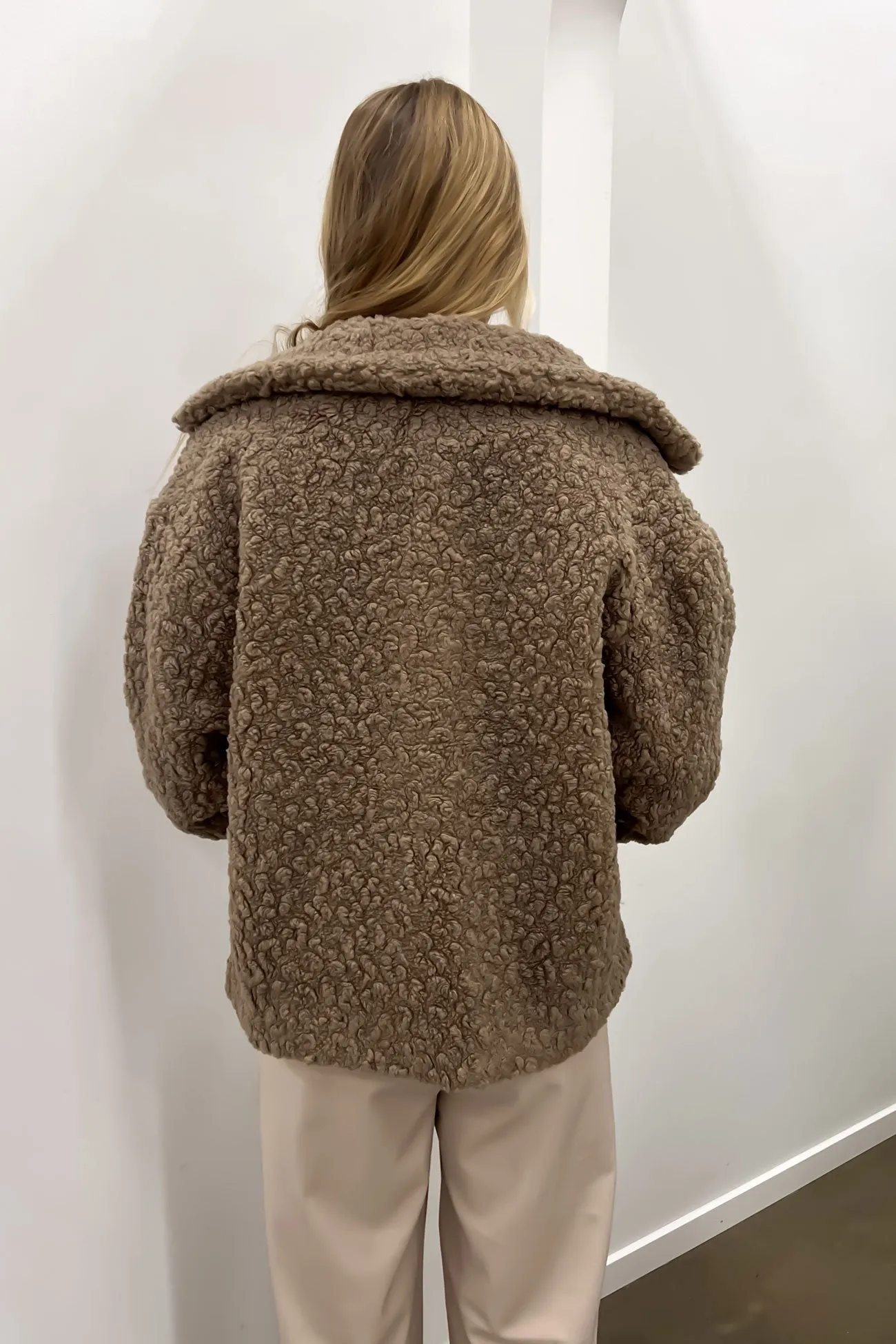 Andrew Teddy Jacket Mocha