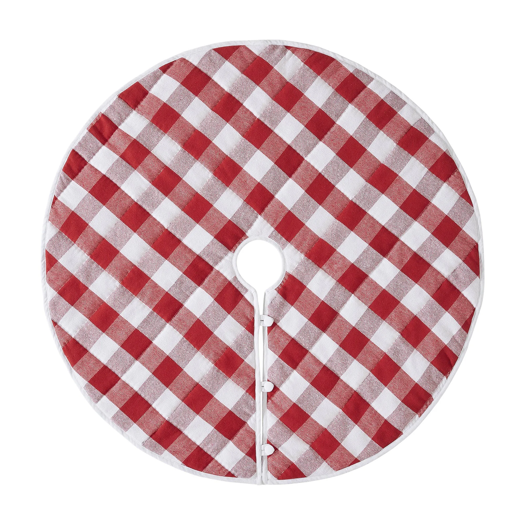 Annie Red Check Tree Skirt 48" VHC Brands