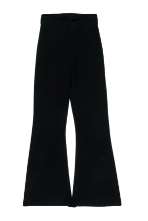 Anthropologie - Black Knitted Bell Bottom Pants Sz XS