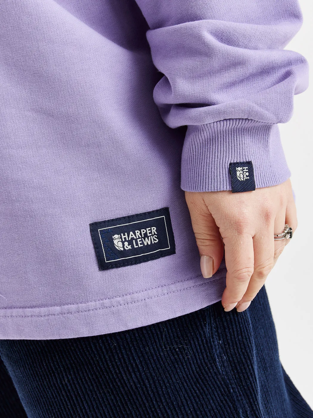 Camille 1/4 Zip Sweater Deep Lavender