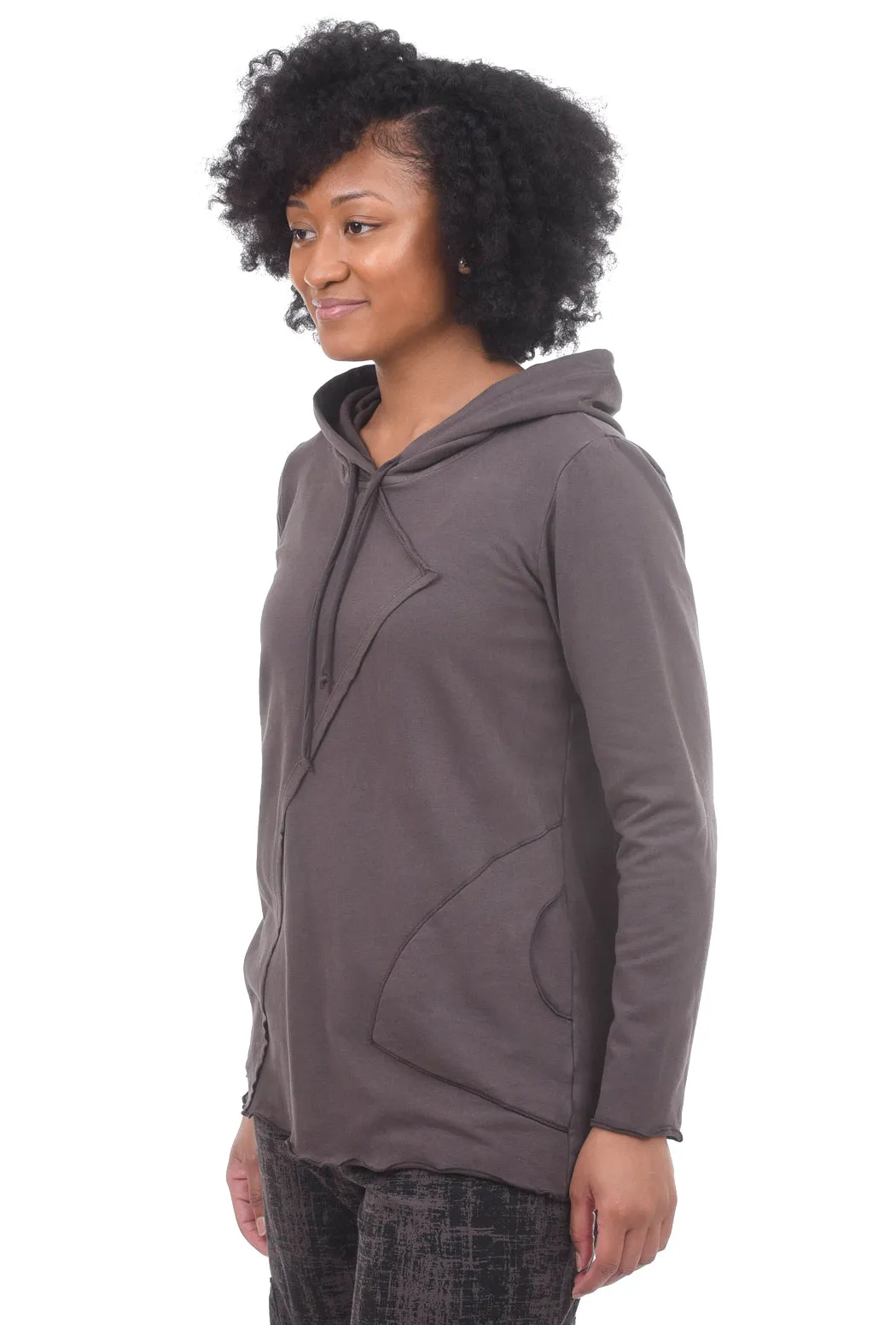 Dimensional Seam Hoodie, Mushroom