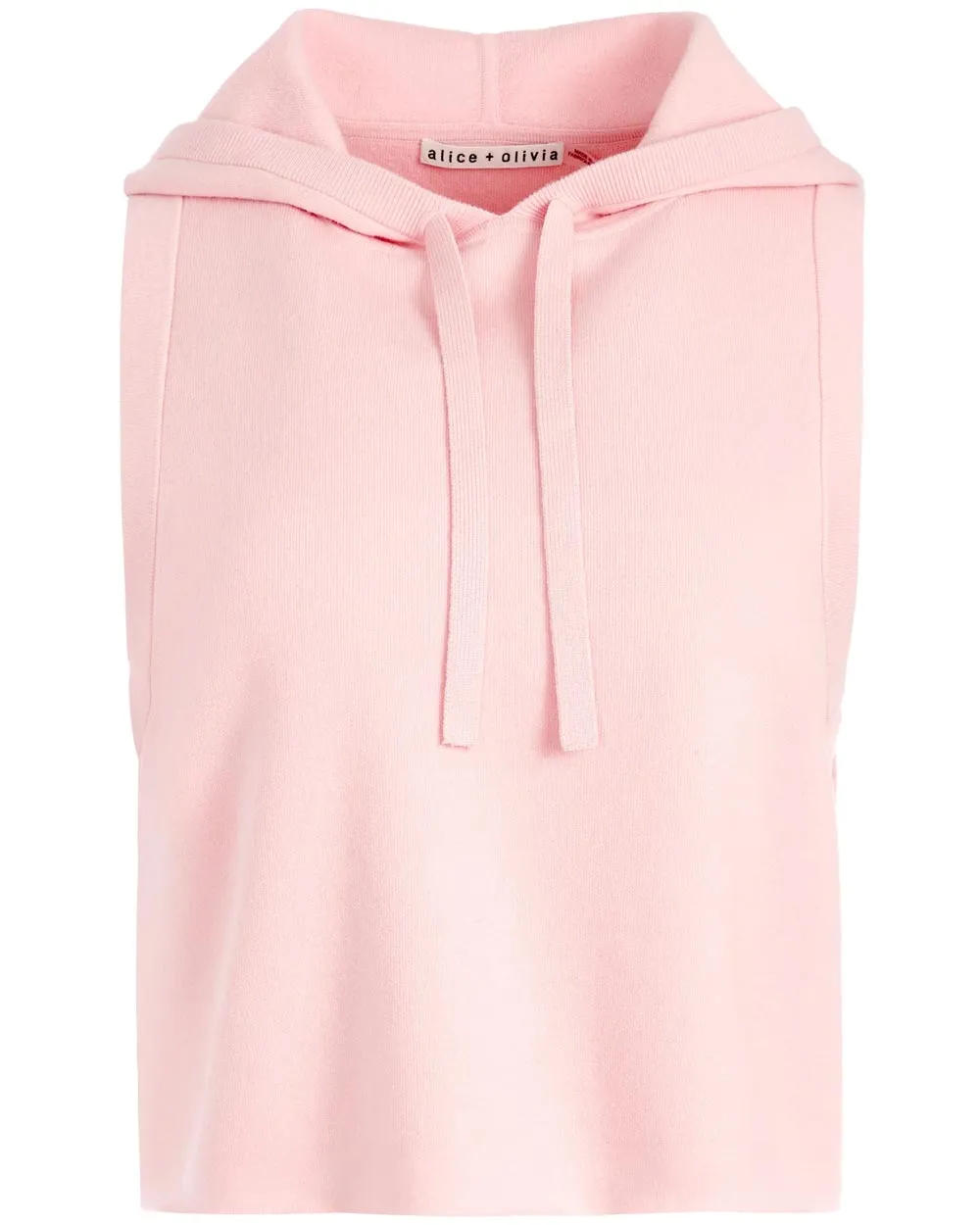 English Rose Boxy Crop Vena Hoodie