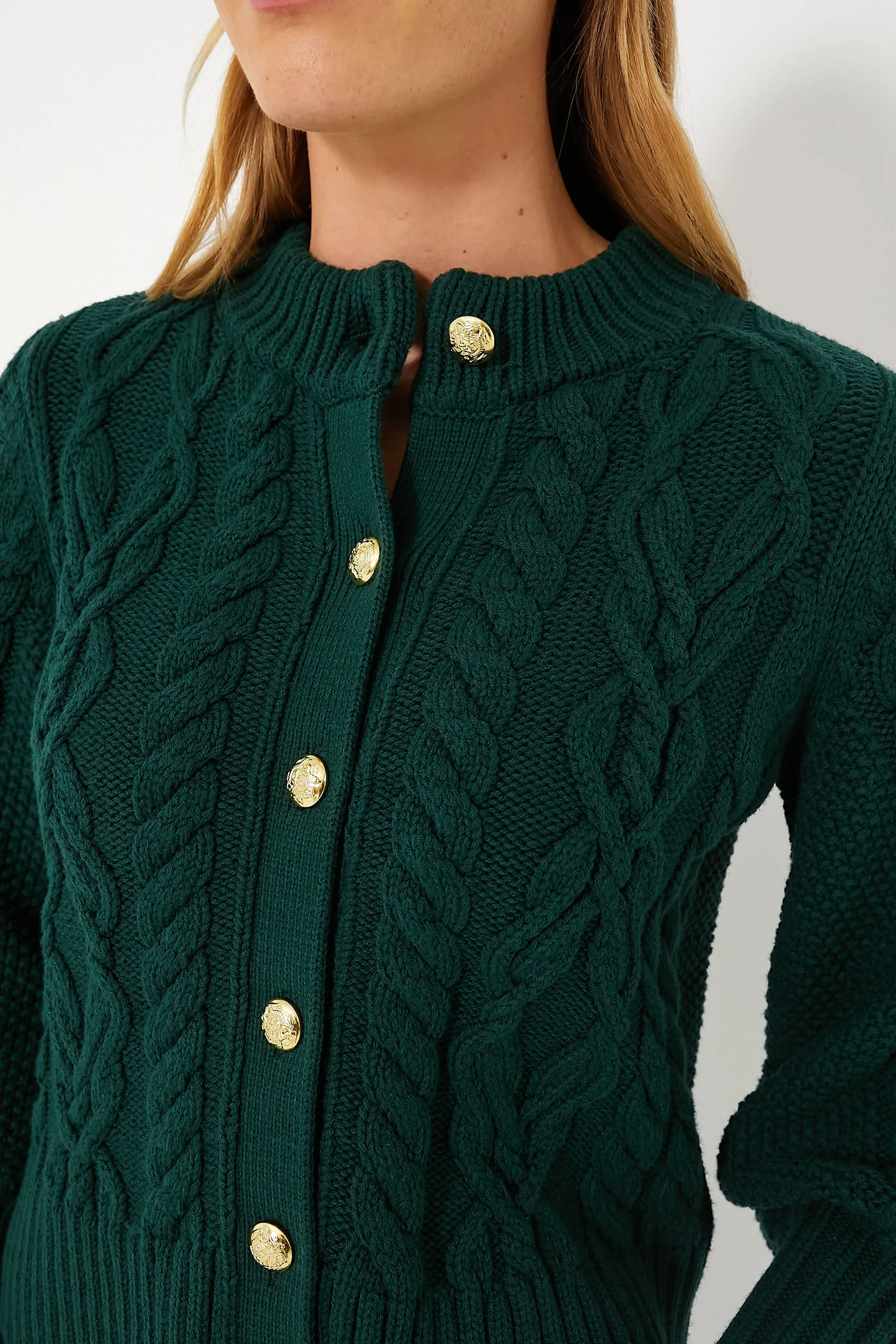 Evergreen Cotton Colette Cardigan