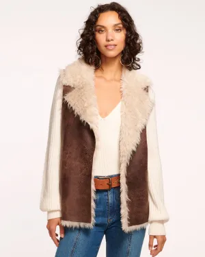 Finney Reversible Faux Shearling Vest