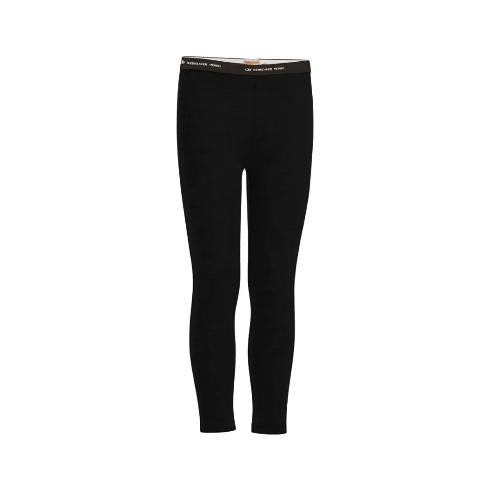 Icebreaker 260 Kids  Thermal Leggings - Black