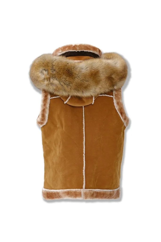 Jordan Craig LEGACY EDITION DENALI SHEARLING VEST Men’s - COGNAC