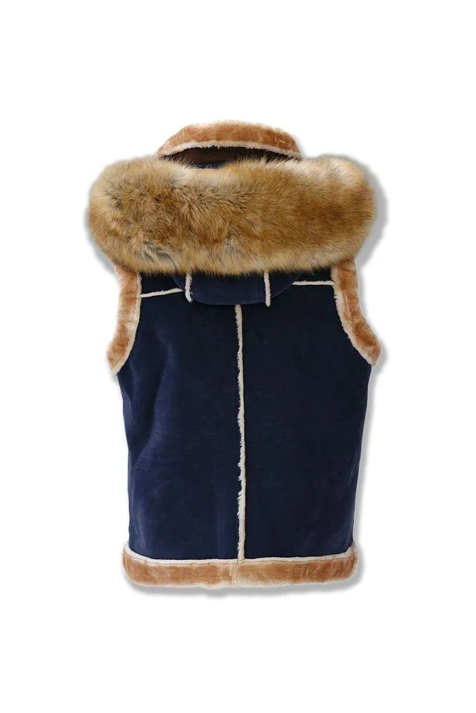 Jordan Craig LEGACY EDITION DENALI SHEARLING VEST Men’s - NAVY