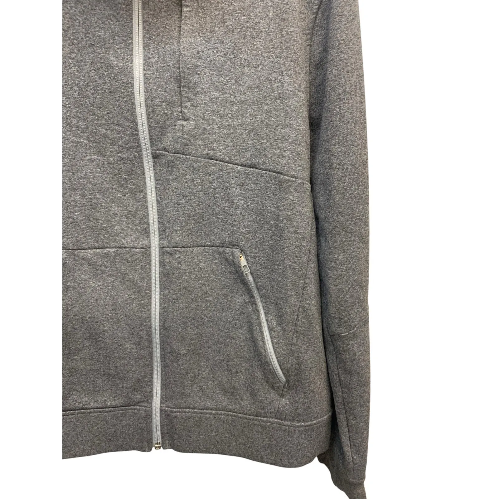 Lululemon City Sweat Zip Hoodie *Thermo Heathered Light Cast SZ S