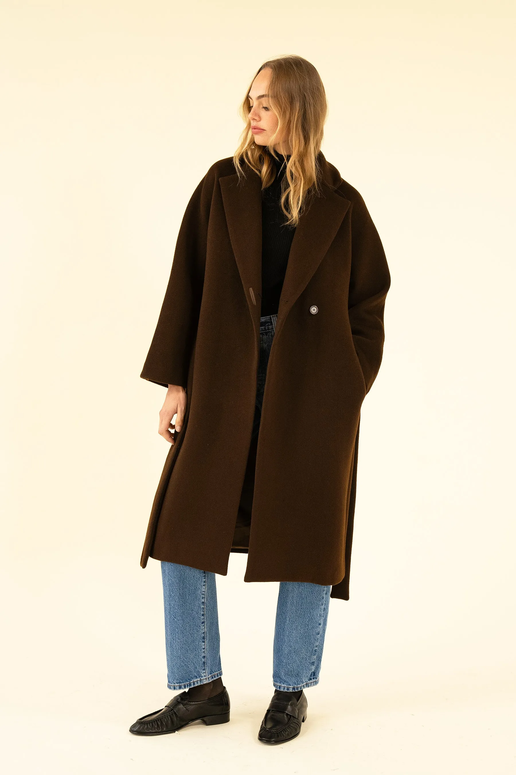 MABE COAT - BRUN