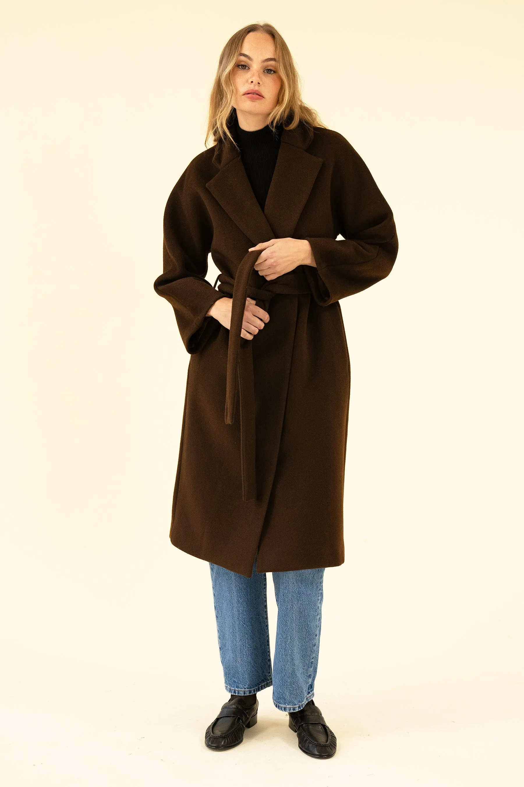 MABE COAT - BRUN