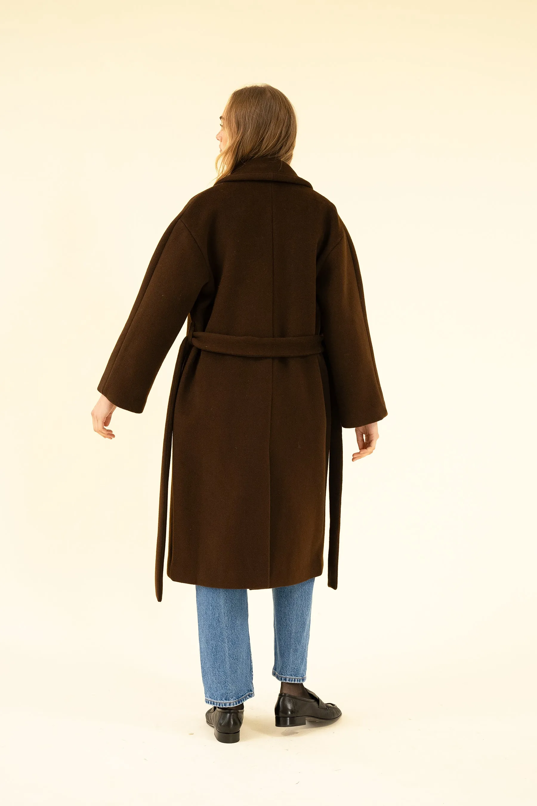 MABE COAT - BRUN