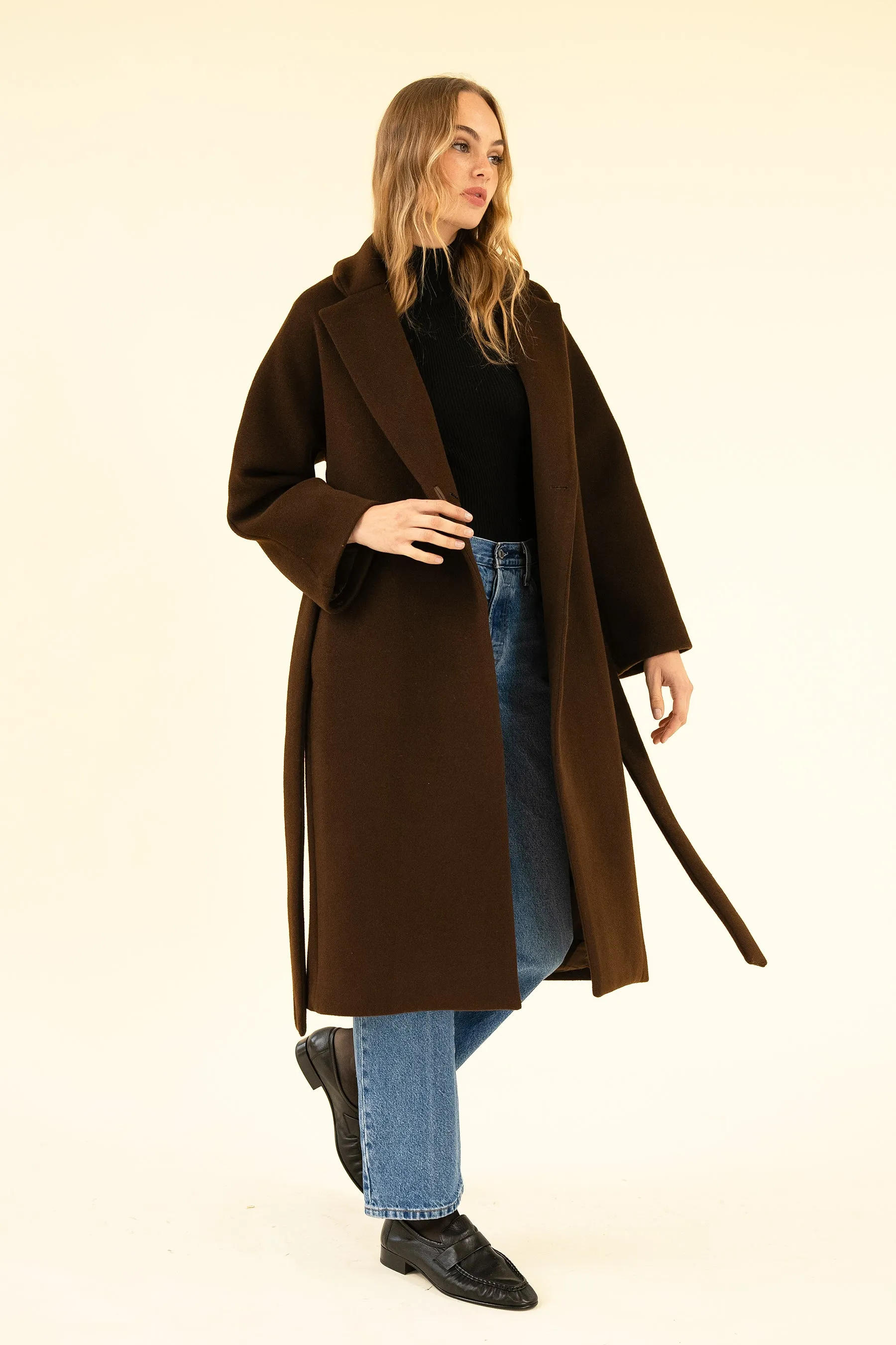 MABE COAT - BRUN