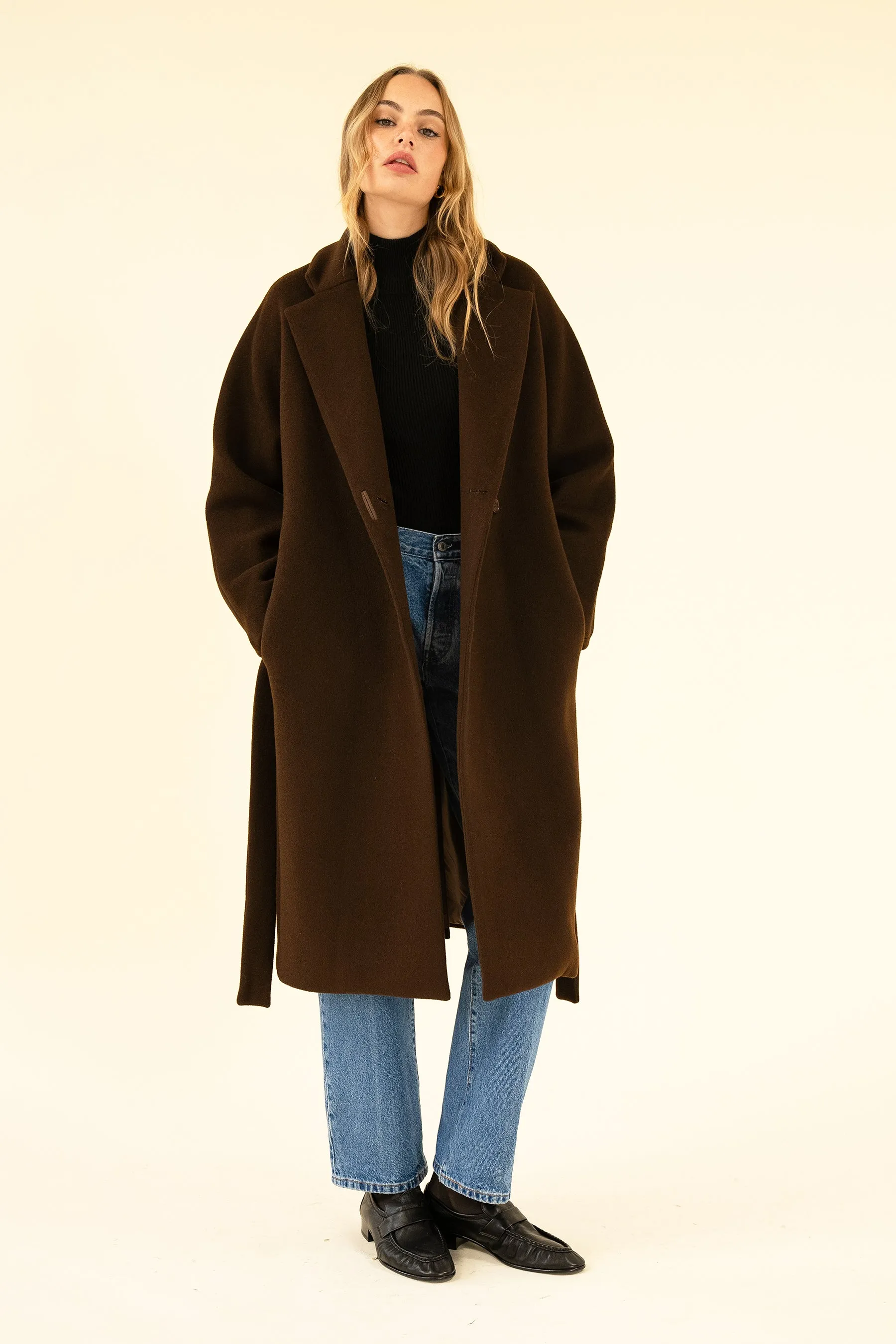 MABE COAT - BRUN