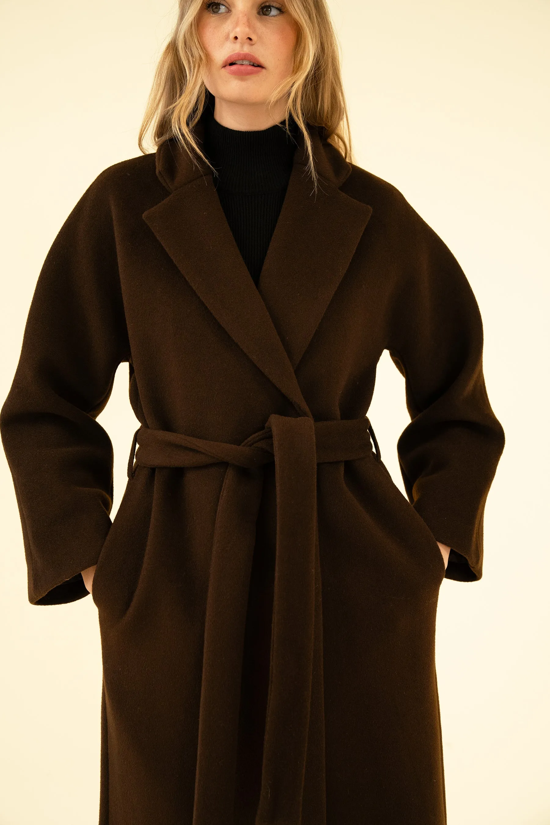 MABE COAT - BRUN