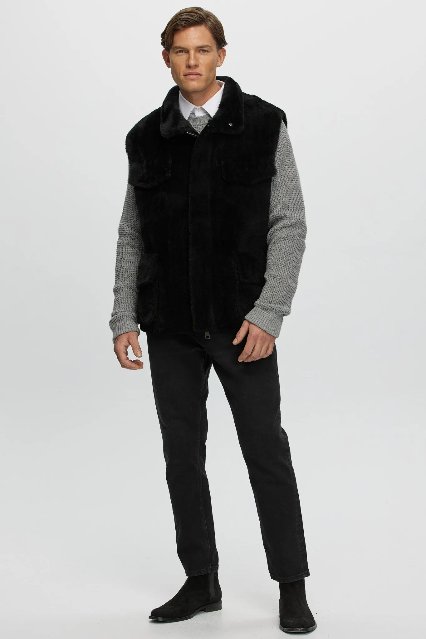 Men's Sheared Select Shearling Vest