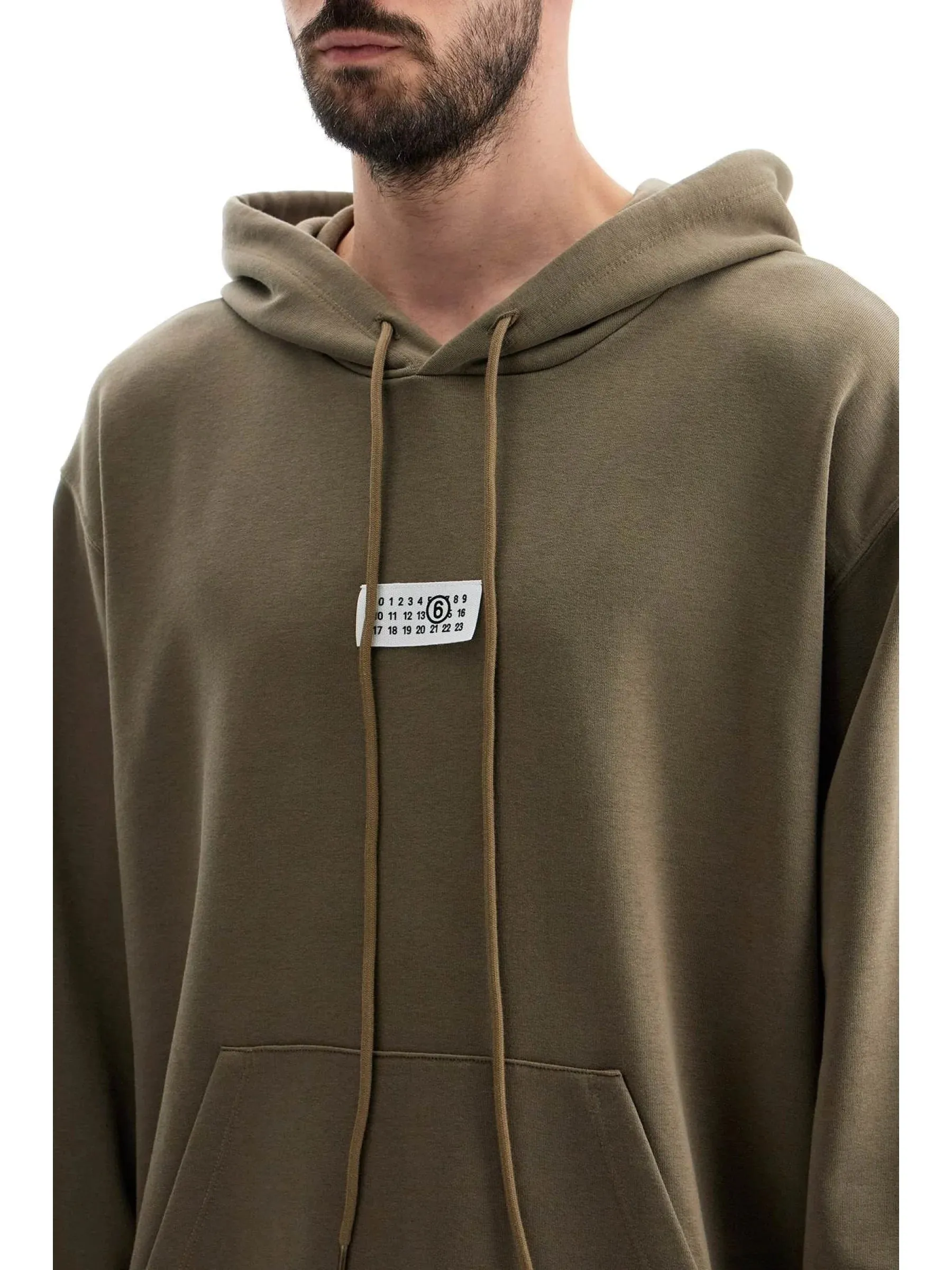 Numeric Logo Hooded Sweatshirt