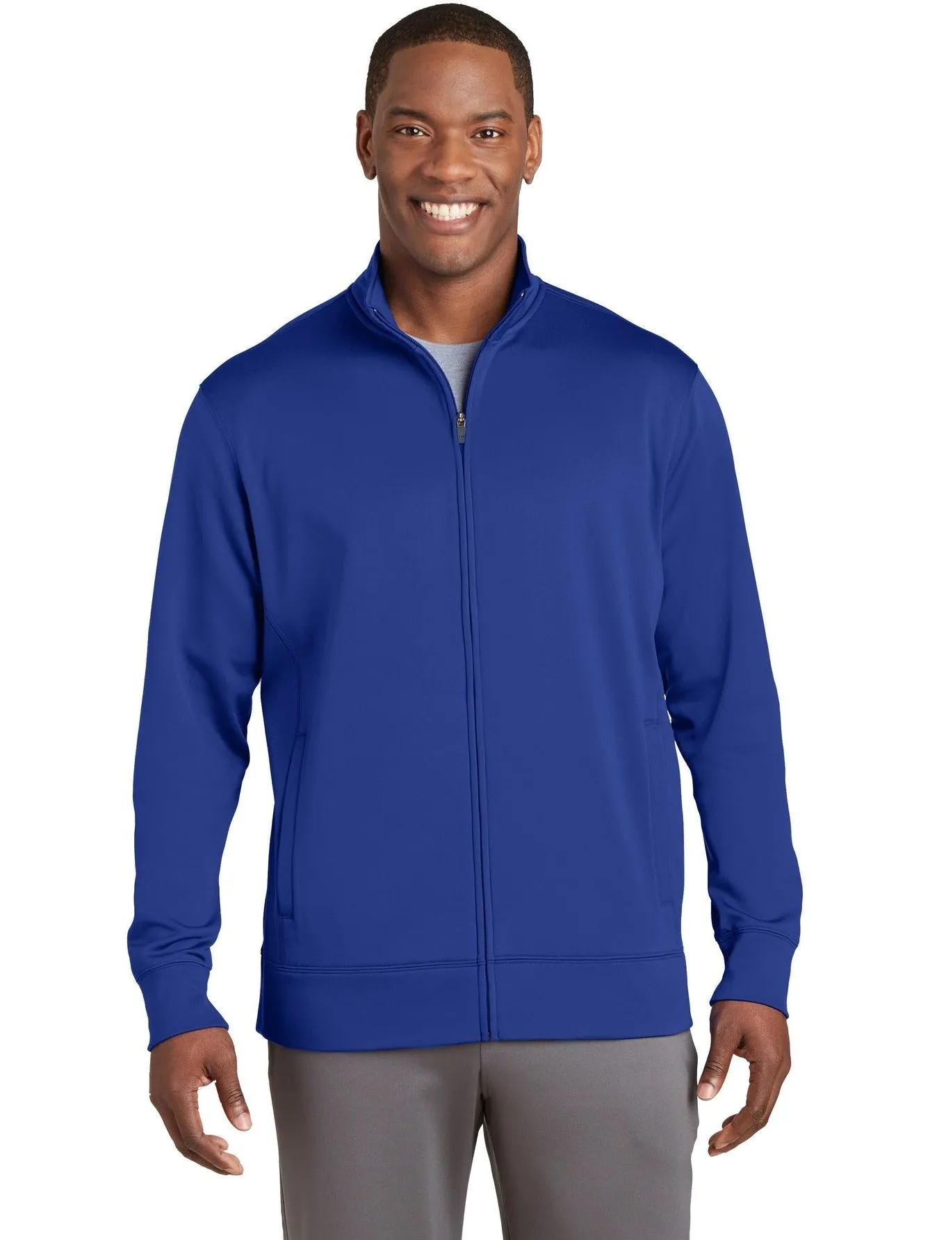 OUTLET-Sport-Tek Sport-Wick Fleece Full-Zip Jacket