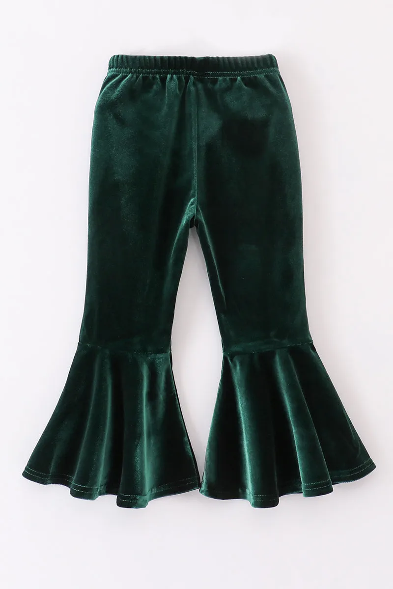 Premium Forest velvet bell pants