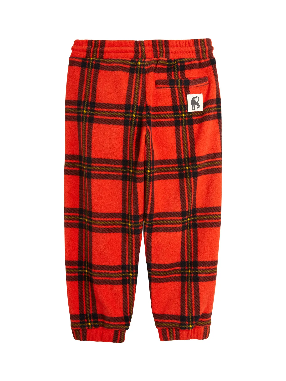 Red Check Fleece Joggers