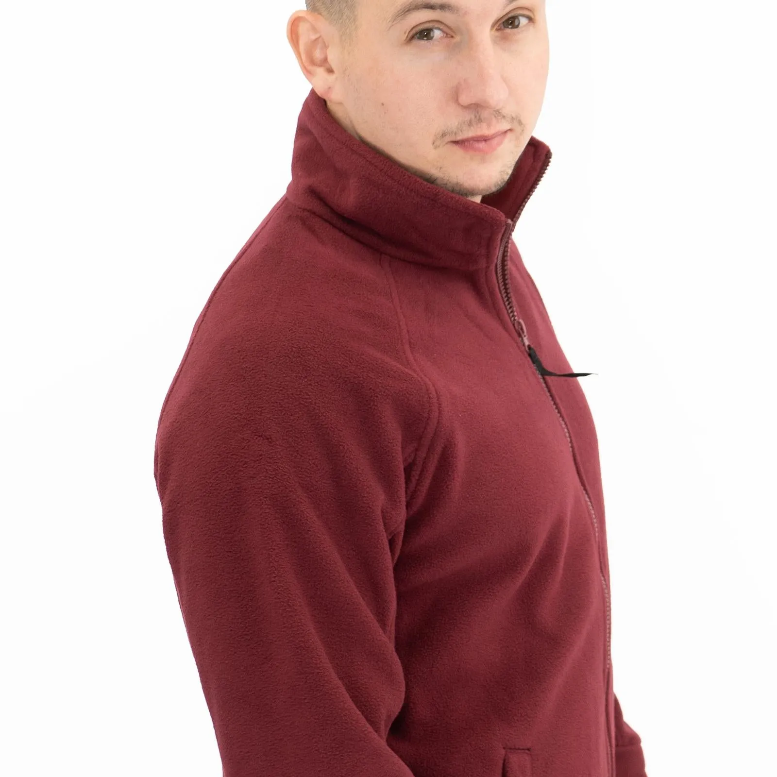 Regatta Thor Men's Fleece Jacket Burgundy Full Zip