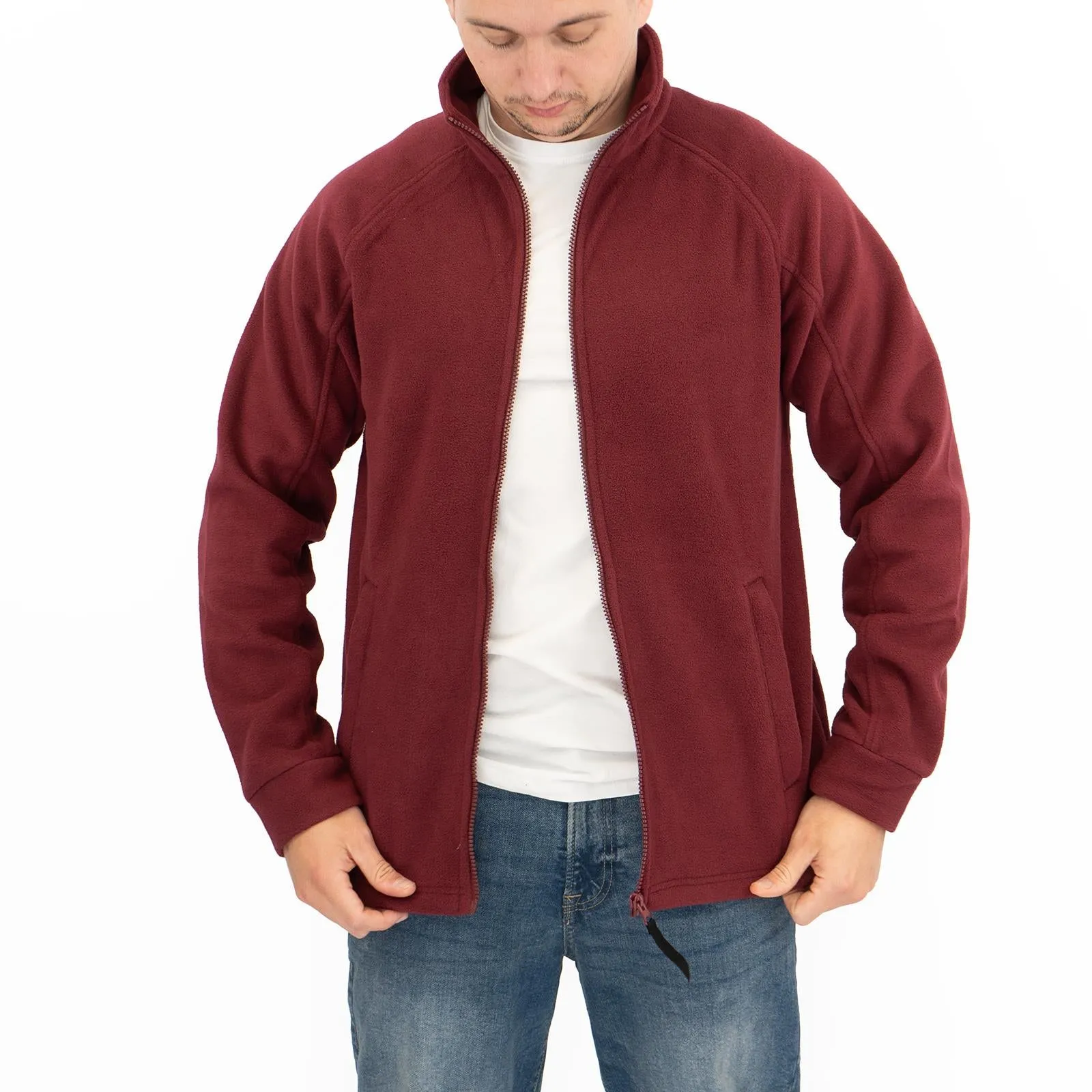 Regatta Thor Men's Fleece Jacket Burgundy Full Zip