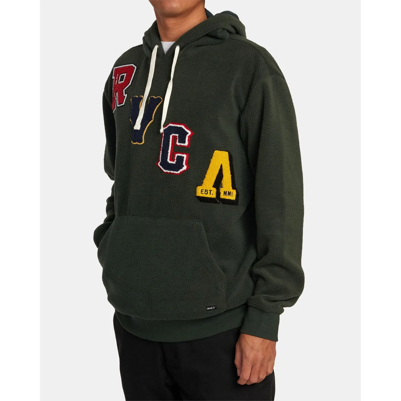 RVCA Letterman Hoody Hunter Green