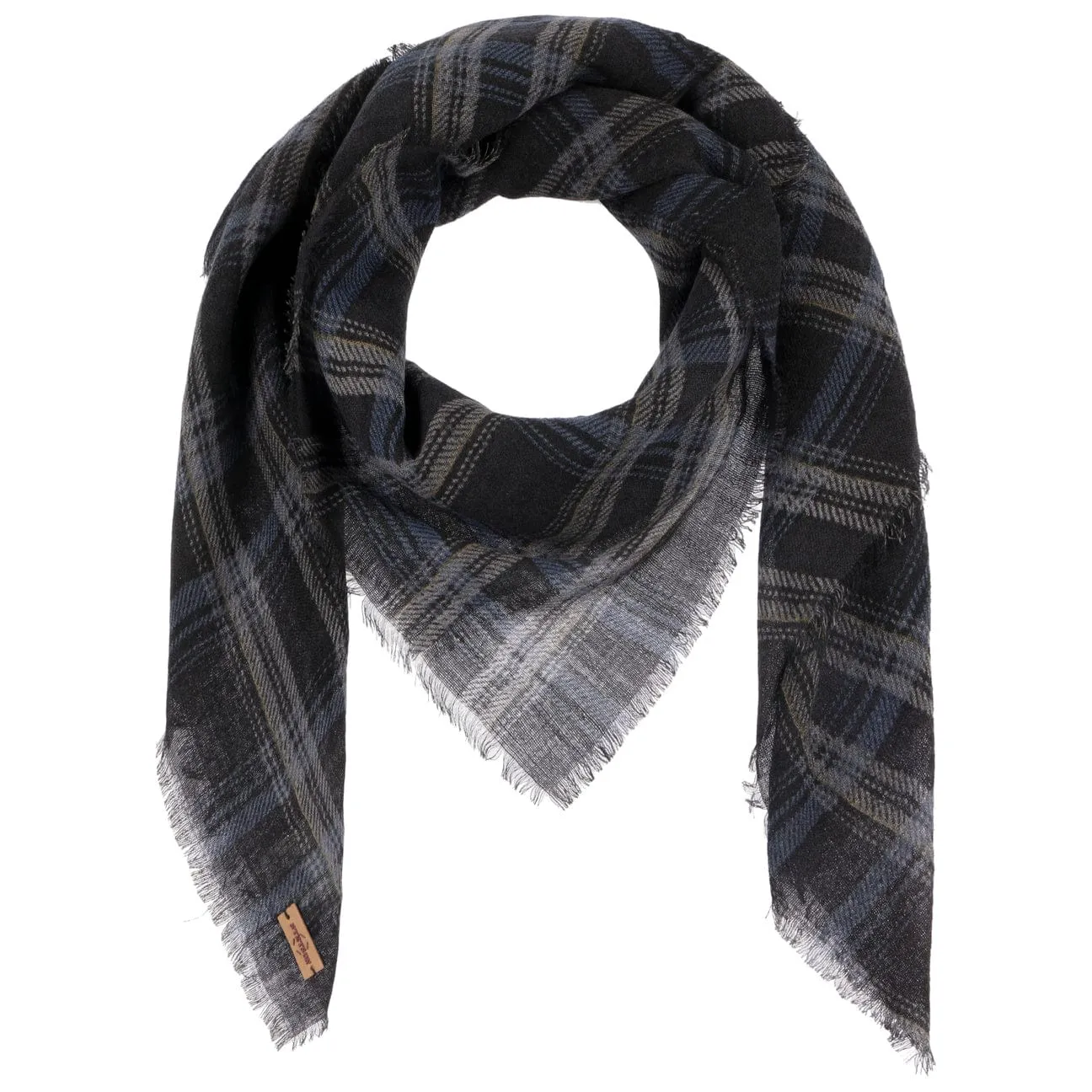 Shadow Plaid Scarf by Stetson