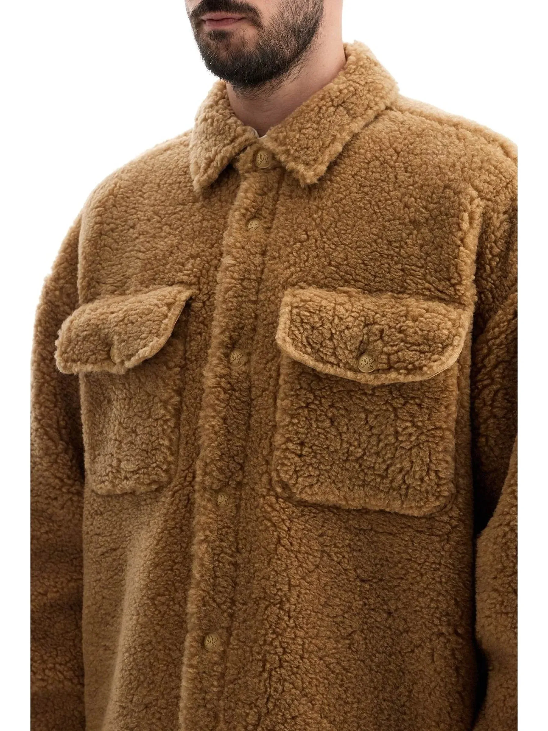 Teddy Bear Fleece Overshirt