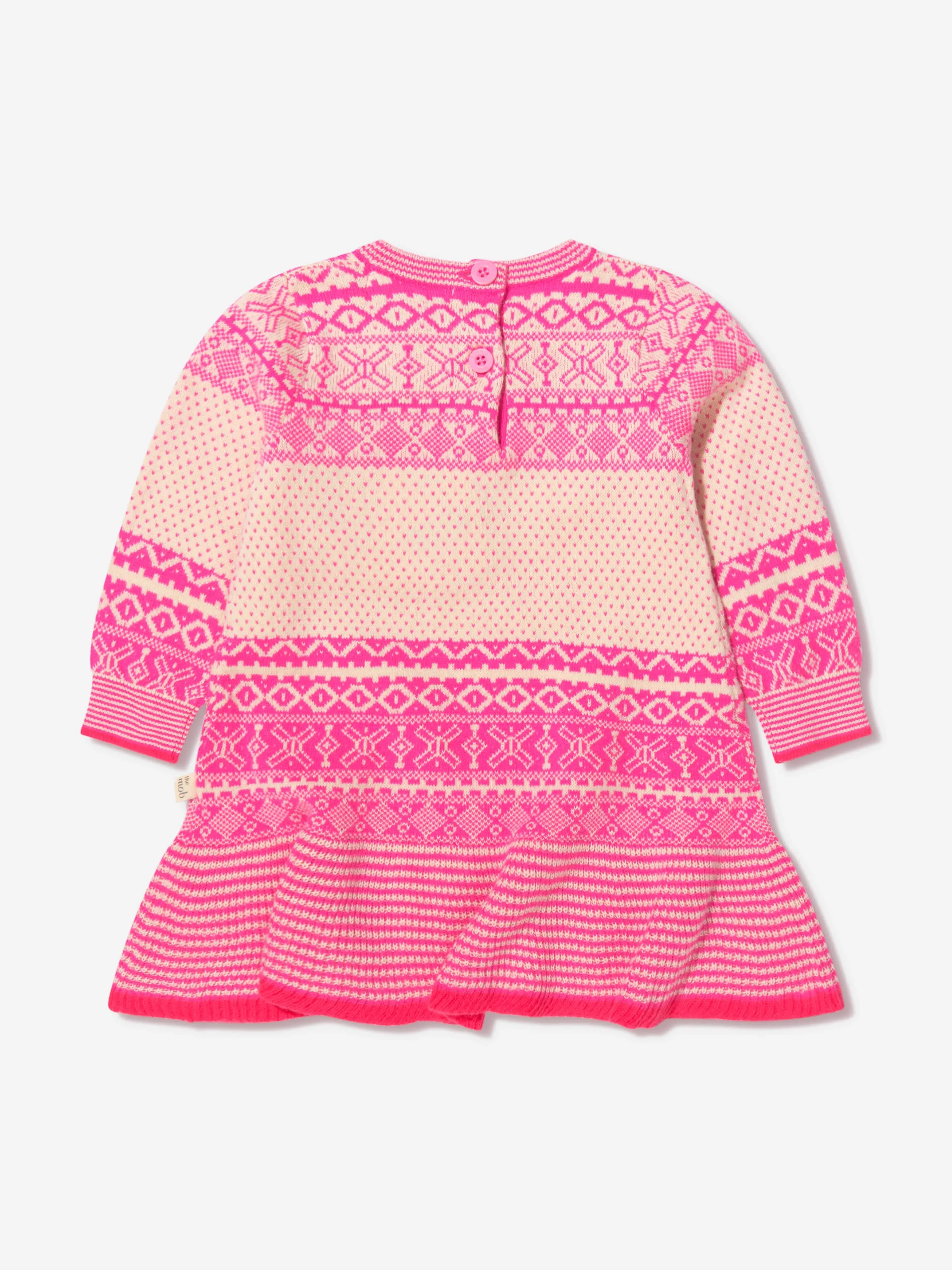 The Bonnie Mob Girls Jacquard Knitted Shona Dress