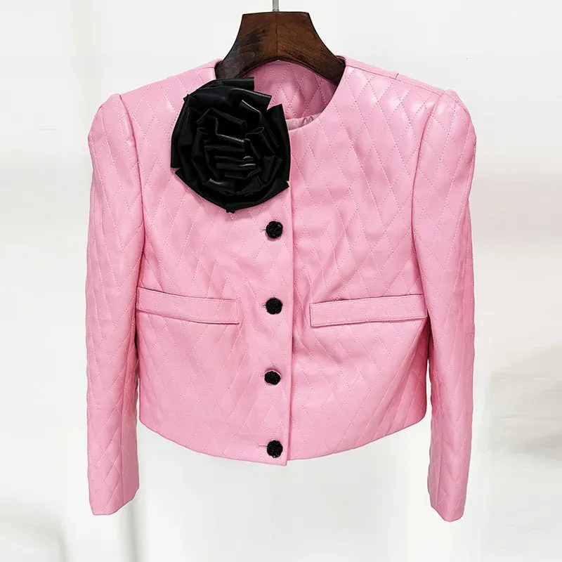 Trend4us Women's Chic Jacket and Mini Skirt Set