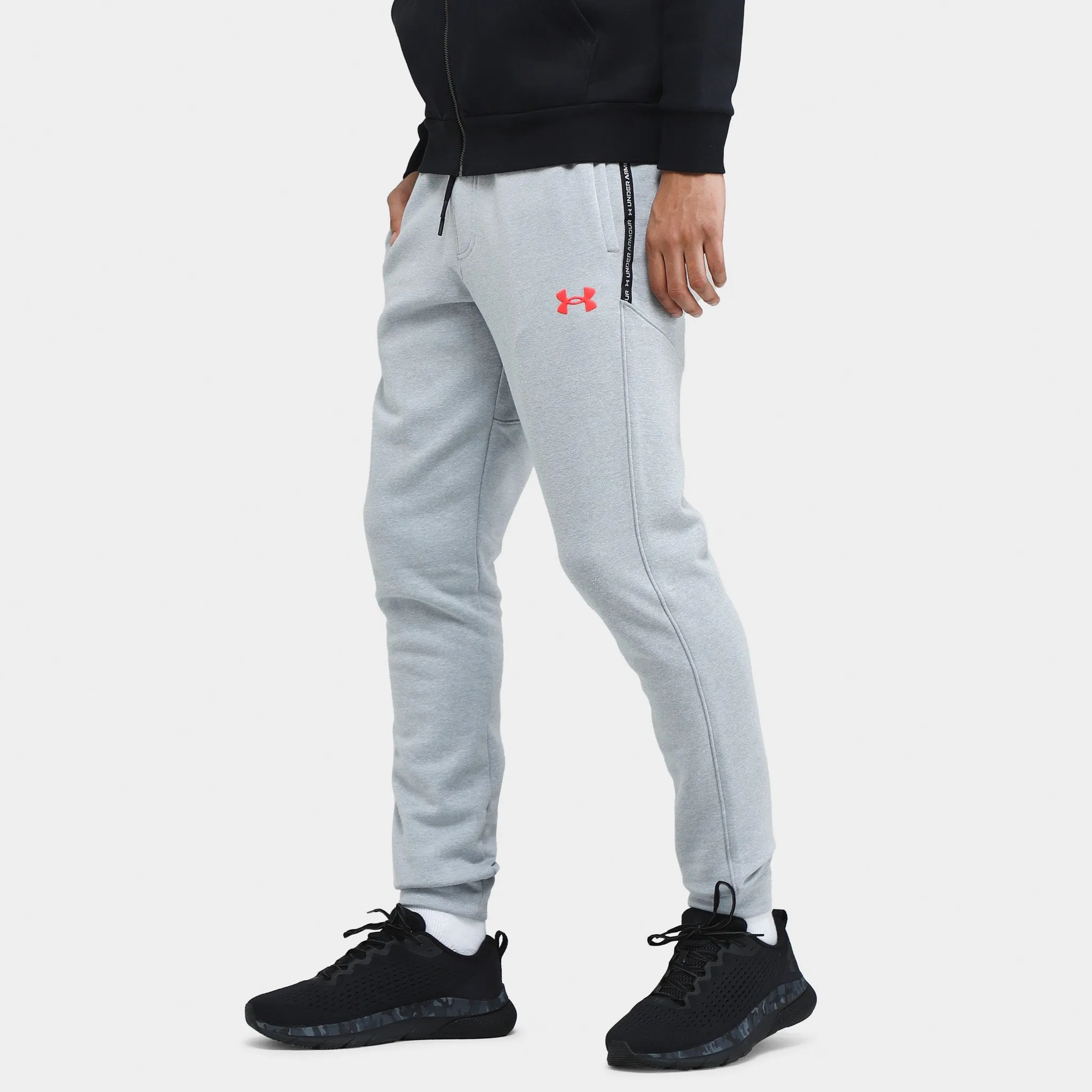 Under Armour Fleece Joggers Halo Grey / Black - Beta