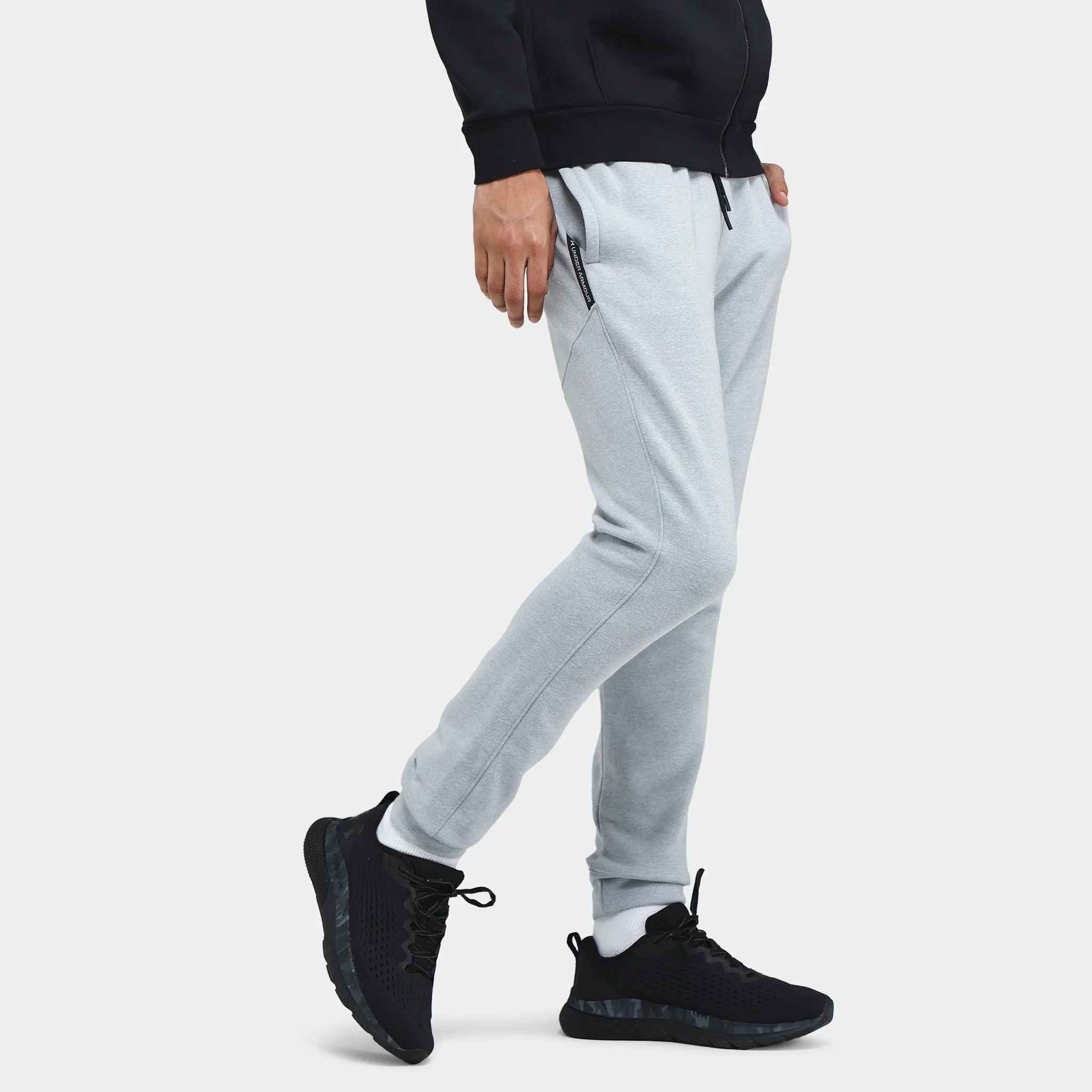 Under Armour Fleece Joggers Halo Grey / Black - Beta