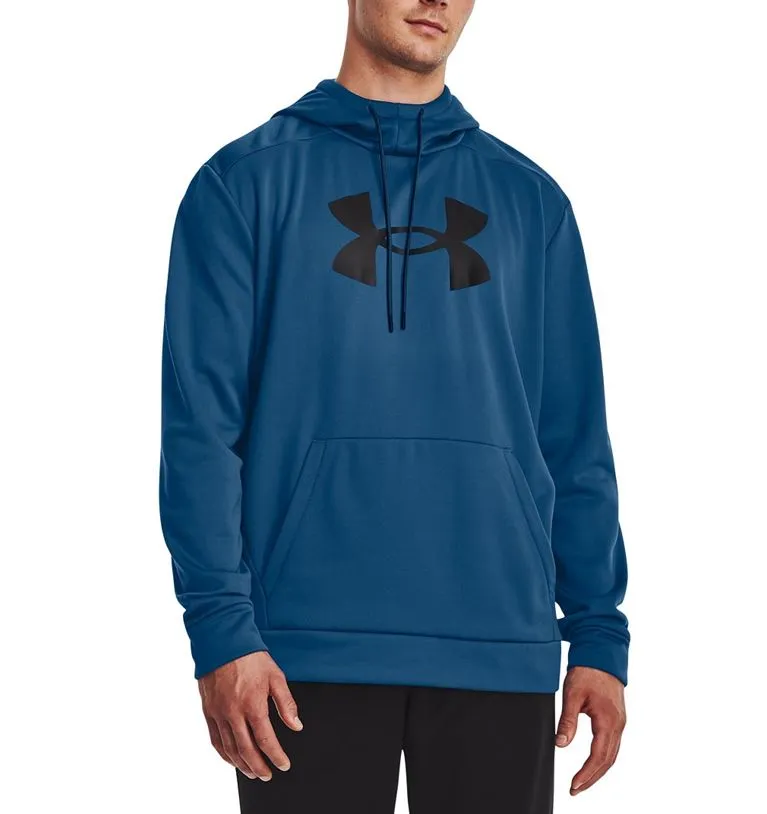 Under Armour Mens Armour Fleece Big Logo Pullover Hoodie