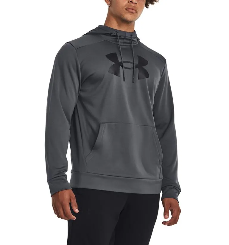 Under Armour Mens Armour Fleece Big Logo Pullover Hoodie