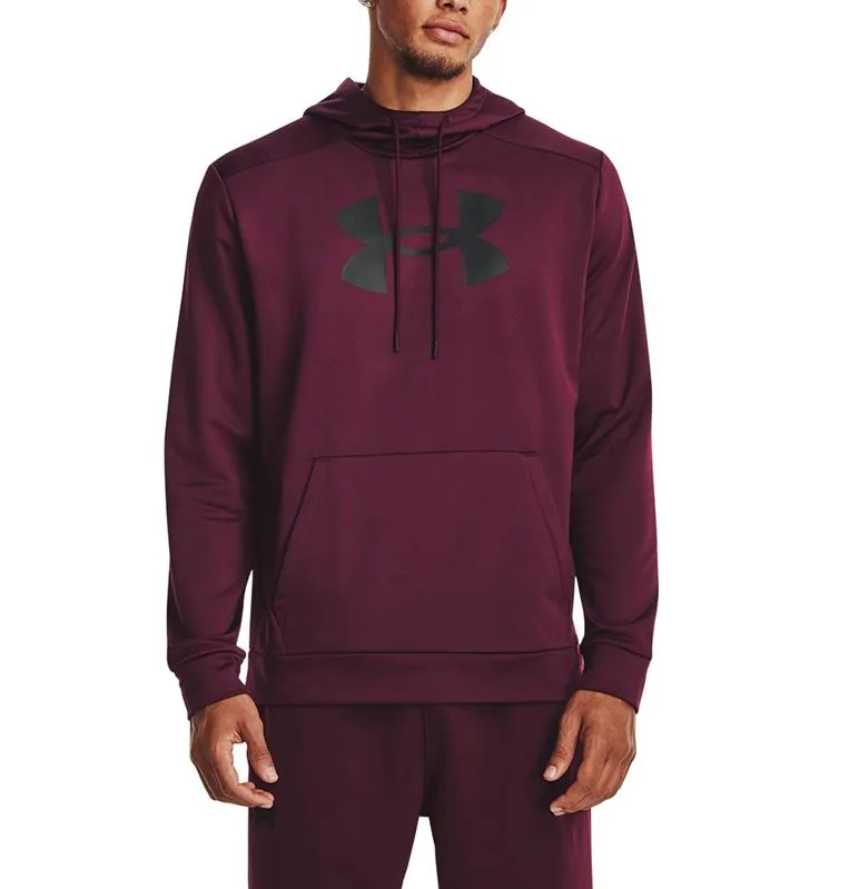 Under Armour Mens Armour Fleece Big Logo Pullover Hoodie