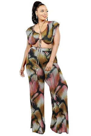 Vacay Me 2pc Pants Set (1X-3X)