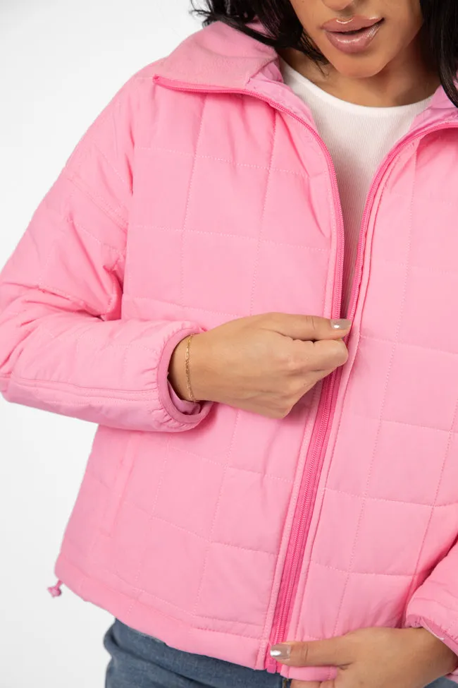 Vail Valley Pink Lightweight Puffer Jacket SALE