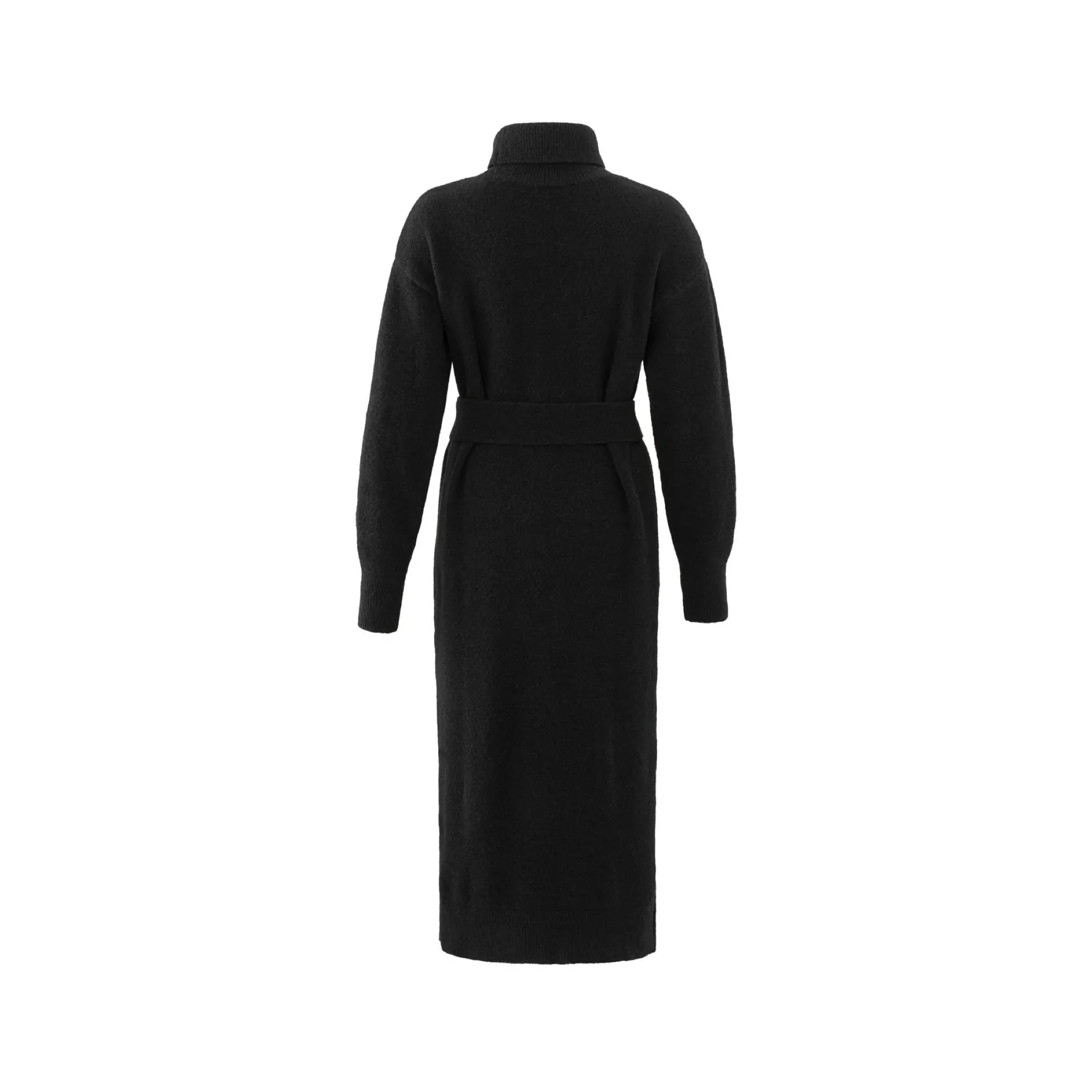 Yaya 600158-411 Knitted Midi Turtleneck Dress